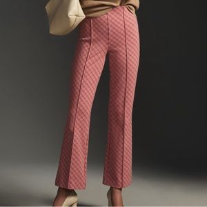 Anthropologie/Maeve; The Margot Kick-Flare cropped pants, size Medium.